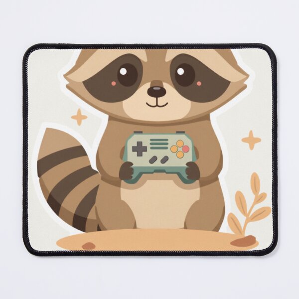 Item preview, Pro Gamer Raccoon Funny Kawaii Quote Cute Animal T-Shirt designed and sold by WrongGift.
