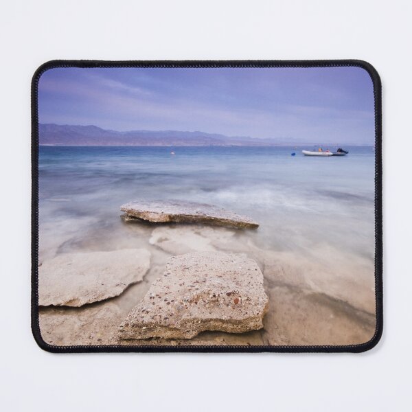 Item preview, Glowing Mediterranean Ancient Rocks Fishing Boats designed and sold by Amitphotos.