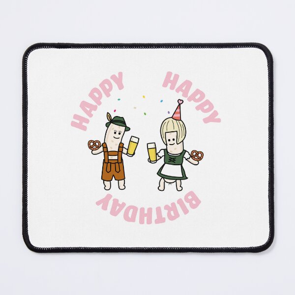 Item preview, Happy Birthday White Sausage Ladies designed and sold by Wurstlady.