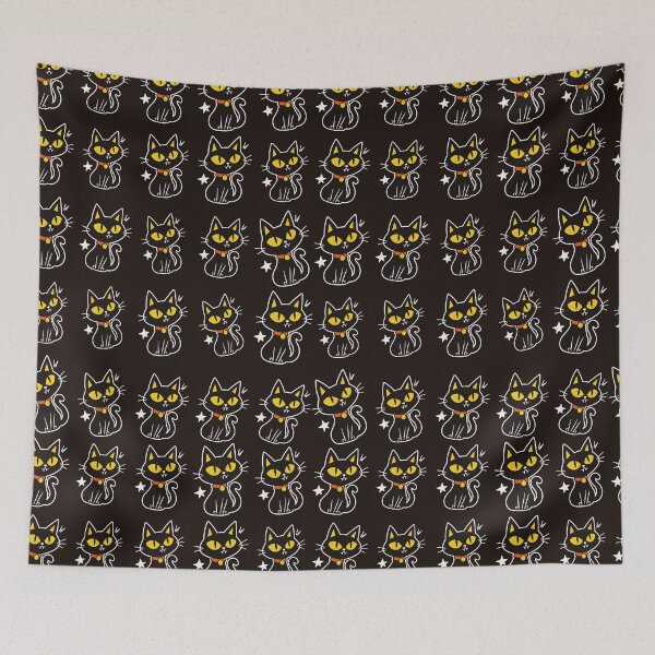 Item preview, Funny Judging Energy Black Cat   designed and sold by CamaleonDesigns.