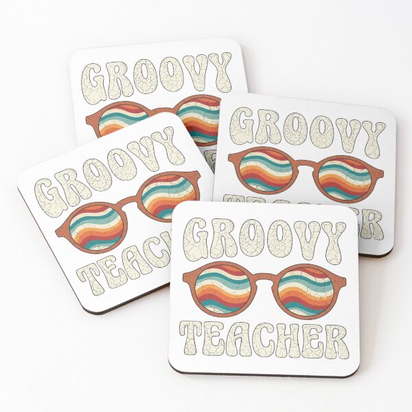 Item preview, Retro Groovy Teacher Sunglasses - 70s Vintage Back To School designed and sold by InkImagination1.