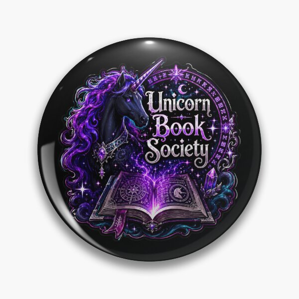 Item preview, Unicorn Book Society Fantasy Reader Sticker  designed and sold by Sketchlegacy.
