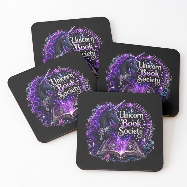 Item preview, Unicorn Book Society Fantasy Reader Sticker  designed and sold by Sketchlegacy.