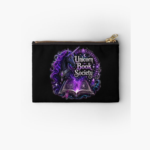 Item preview, Unicorn Book Society Fantasy Reader Sticker  designed and sold by Sketchlegacy.