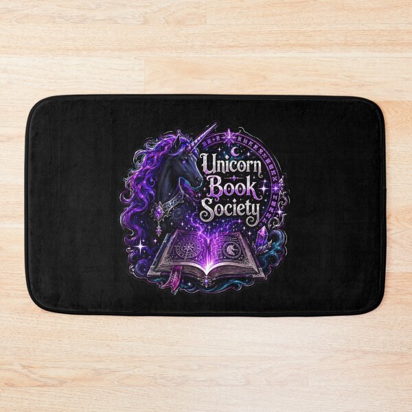 Item preview, Unicorn Book Society Fantasy Reader Sticker designed and sold by Sketchlegacy.