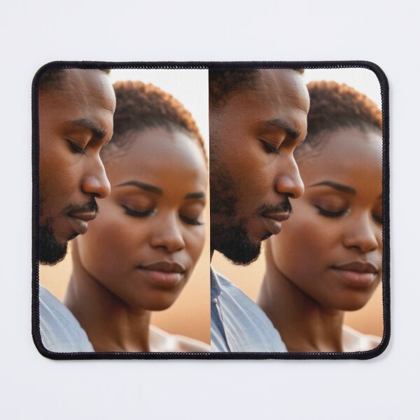 Item preview, Portrait - Afrodescendant Couple, Sweetness and Spiritual Connection designed and sold by Beat-It.