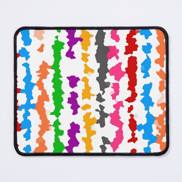 Item preview, Colourful Rainbow Abstract Pattern Design - White  designed and sold by PatternTitan.