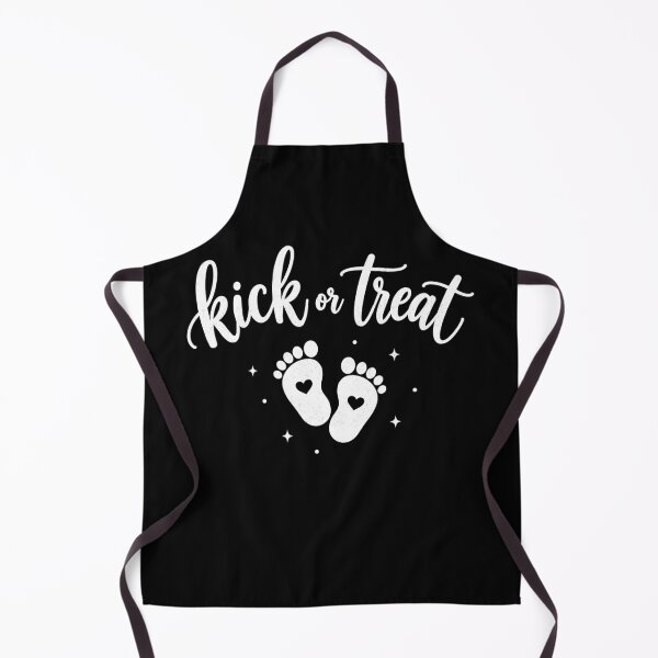 Item preview, Kick Or Treat Halloween Pregnancy Reveal With Baby Feet designed and sold by FreshVibe Prints.
