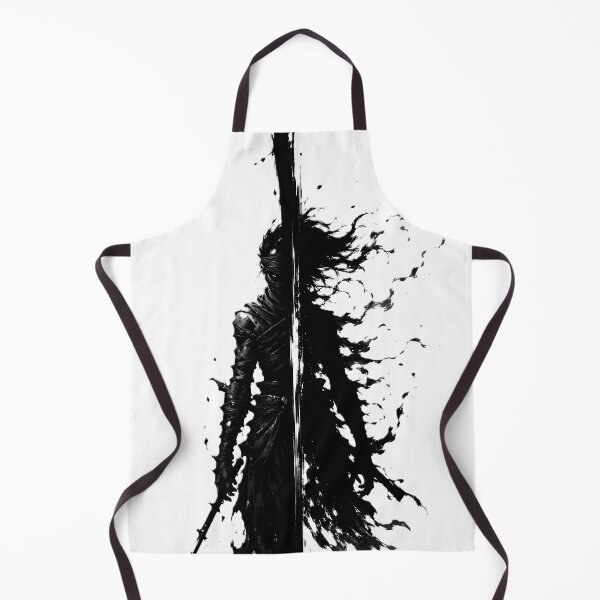 Item preview, Void Reaper Silhouette Minimalist Ink Slash Art designed and sold by MouradStudio.