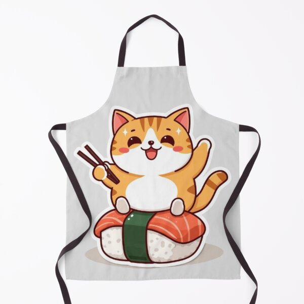 Item preview, Cute Sushi Cat Kawaii Sticker | Adorable Japanese Food Cat Gift designed and sold by Stylestickers55.