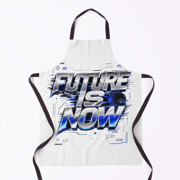 Item preview, Future Is Now | Futuristic Cyberpunk Typography Graphic T-Shirt designed and sold by rushaib.