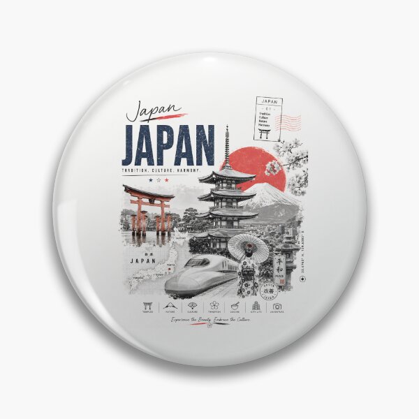 Item preview, Japan Minimalist Travel Art designed and sold by AtuqStudio.