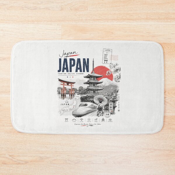 Item preview, Japan Minimalist Travel Art designed and sold by AtuqStudio.