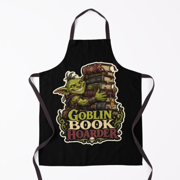Item preview, Goblin Book Hoarder Fantasy Reader Sticker designed and sold by Sketchlegacy.
