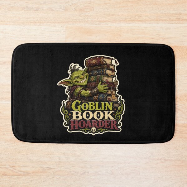 Item preview, Goblin Book Hoarder Fantasy Reader Sticker designed and sold by Sketchlegacy.