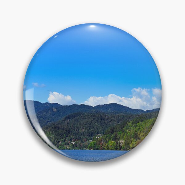 Item preview, Lake Bled with Bled Castle and Pilgrimage Church of the Assumption of Maria, summer season, Slovenia designed and sold by goceris.