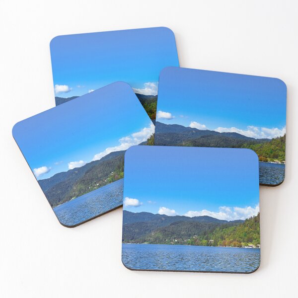 Item preview, Lake Bled with Bled Castle and Pilgrimage Church of the Assumption of Maria, summer season, Slovenia designed and sold by goceris.