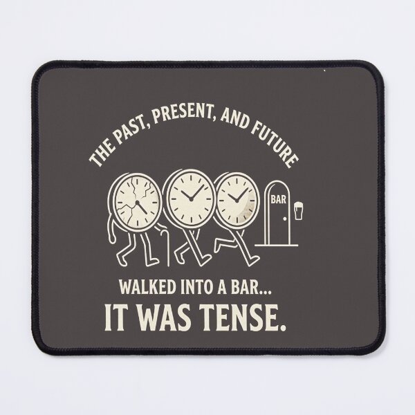 Item preview, grammar joke wordplay pun designed and sold by Mudikeys.