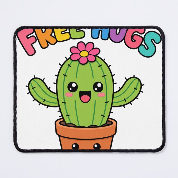 Item preview, Free Hugs Sweet Cactus in a Pot designed and sold by BoosterShop.