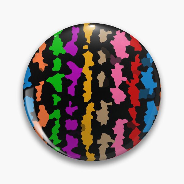 Item preview, Colourful Rainbow Abstract Pattern Design - Black  designed and sold by PatternTitan.