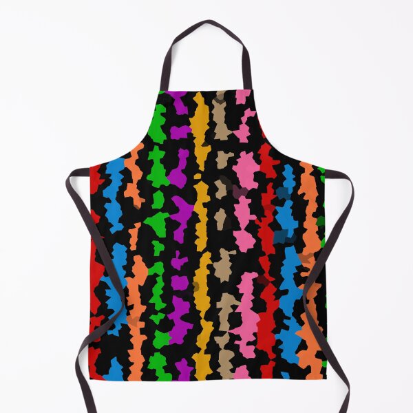 Item preview, Colourful Rainbow Abstract Pattern Design - Black designed and sold by PatternTitan.