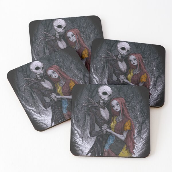 Item preview, Jack and Sally from The Nightmare Before Christmas designed and sold by TabbyCatXIII.