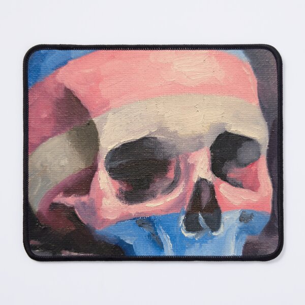 Item preview, Trans Pride Skull painting designed and sold by Doug Paints.