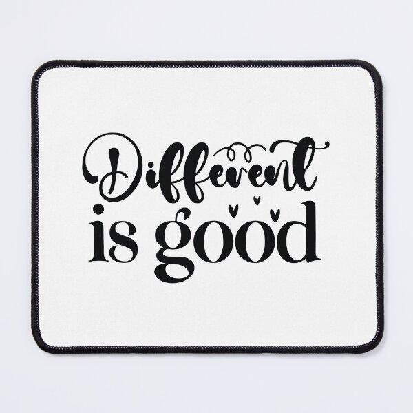Item preview, Different Is Good - Mental Health Quotes Retro Vintage Aesthetic Cute Self Care Neurodiversity Gift designed and sold by FuzionRaptor.
