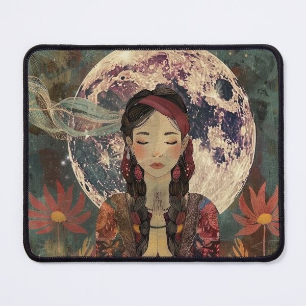 Item preview, Mystical Woman and the Moon designed and sold by Amy Olsen.