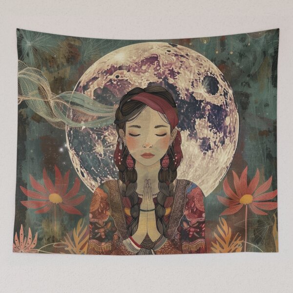 Item preview, Mystical Woman and the Moon designed and sold by Amy Olsen.