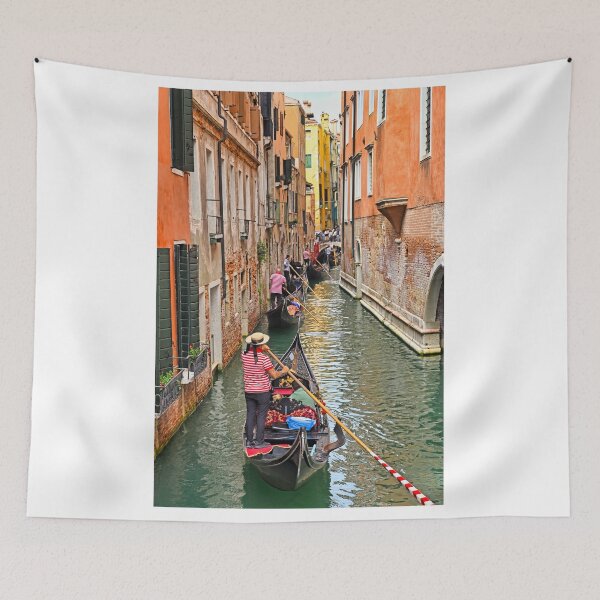 Item preview, Gondolas floating on canal,Venice, Italy designed and sold by goceris.