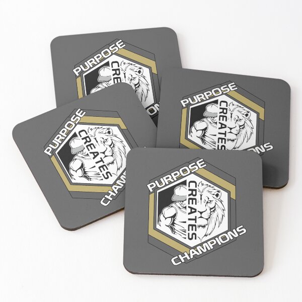 Item preview, Purpose Creates Champions  - Christian Gym Lion Motivation designed and sold by Bezuiden.