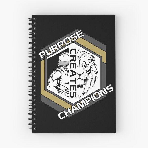 Item preview, Purpose Creates Champions  - Christian Gym Lion Motivation designed and sold by Bezuiden.