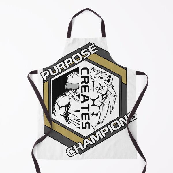 Item preview, Purpose Creates Champions - Christian Gym Lion Motivation designed and sold by Bezuiden.