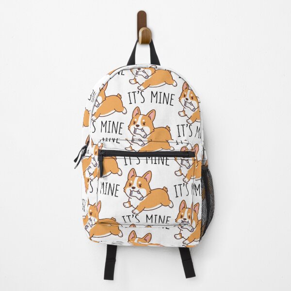 Item preview, It's Mine Cute Corgi Dog Funny Sock Lover Quote designed and sold by mackartist.
