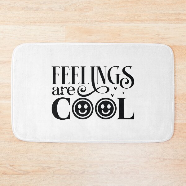 Item preview, Feelings Are Cool - Mental Health Quotes Retro Vintage Aesthetic Cute Self Care Therapy Support Gift designed and sold by FuzionRaptor.
