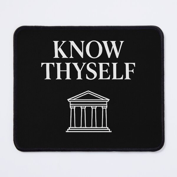 Item preview, Know Thyself Ancient Greek Philosophy (White Font) designed and sold by TshirtsLabs.