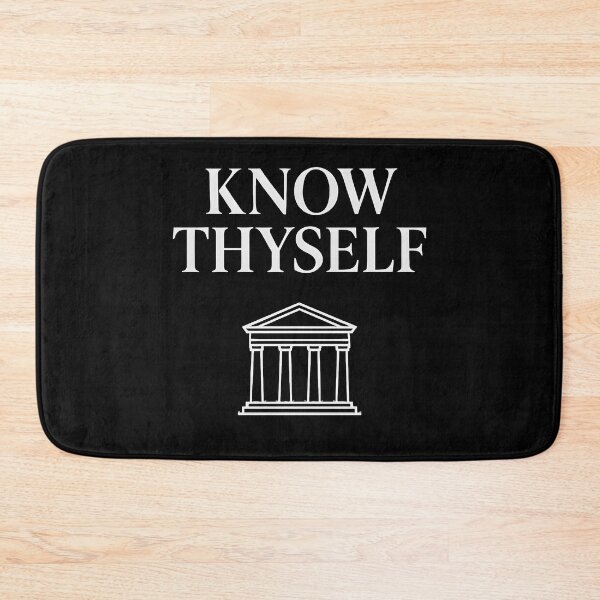 Item preview, Know Thyself Ancient Greek Philosophy (White Font) designed and sold by TshirtsLabs.