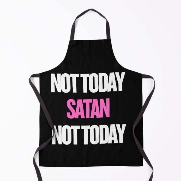 Item preview, Not Today Satan, Not Today | Funny Sarcastic T-Shirt designed and sold by BrokenLabel.