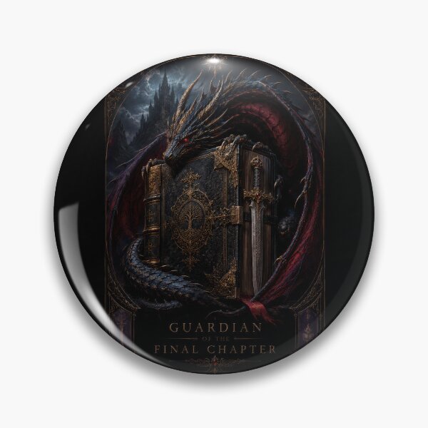 Item preview, Guardian of the Final Chapter Dark Fantasy Poster  designed and sold by Sketchlegacy.