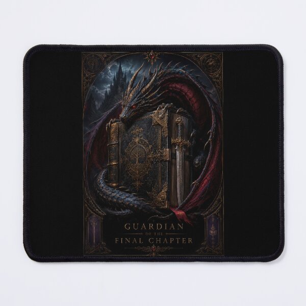 Item preview, Guardian of the Final Chapter Dark Fantasy Poster designed and sold by Sketchlegacy.