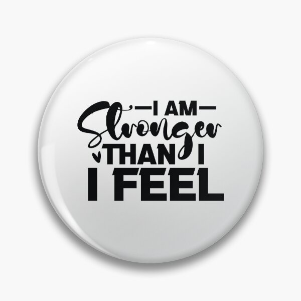 Item preview, I Am Stronger Than I Feel - Mental Health Quotes Retro Vintage Aesthetic Cute Self Care Support Gift designed and sold by FuzionRaptor.