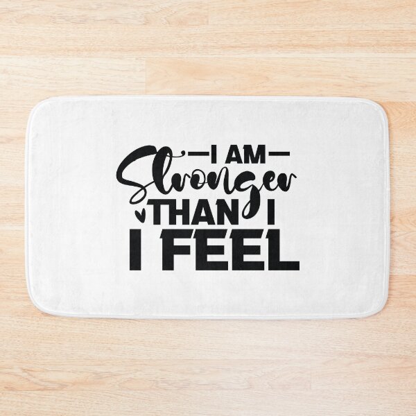 Item preview, I Am Stronger Than I Feel - Mental Health Quotes Retro Vintage Aesthetic Cute Self Care Support Gift designed and sold by FuzionRaptor.