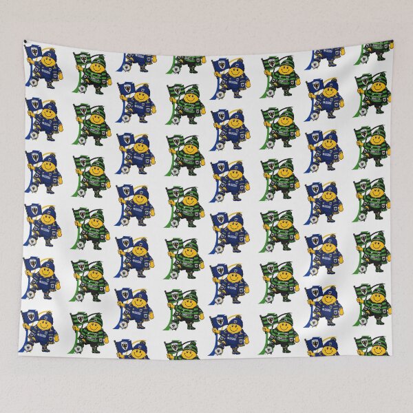 Item preview, AFC Wimbledon Home & Away Character Supporters Design designed and sold by PurpleRocket1.