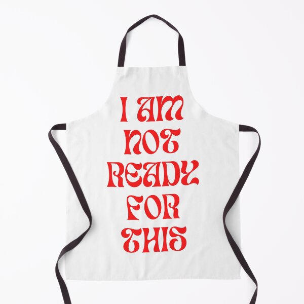 Item preview, I Am Not Ready For This Retro Typography designed and sold by LunaVales.