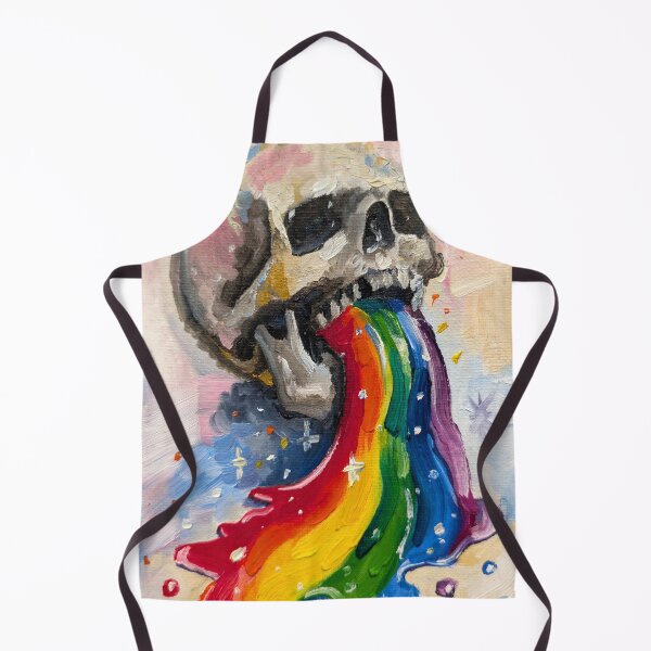 Item preview, Rainbow gush Skull painting designed and sold by Doug Paints.