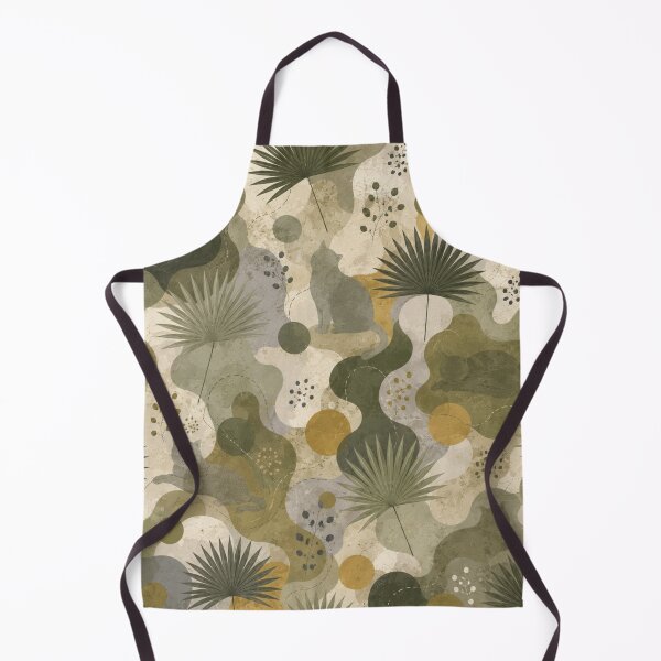 Item preview, Tropical Botanical Cat Pattern designed and sold by Mindworx21.