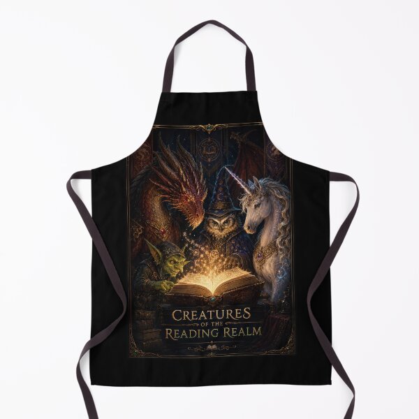 Item preview, Creatures of the Reading Realm Fantasy Poster designed and sold by Sketchlegacy.
