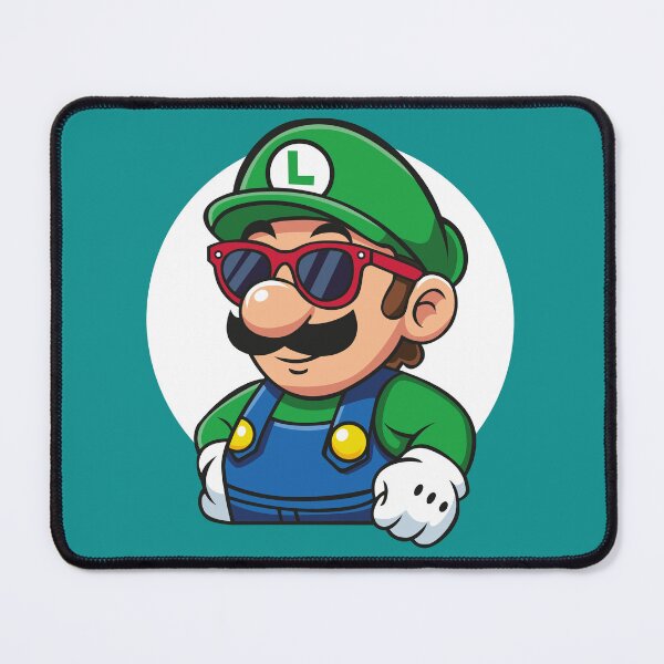 Item preview, Green Cap Plumber with Red Glasses | Funny Original Handyman Graphic designed and sold by MerlinWear.