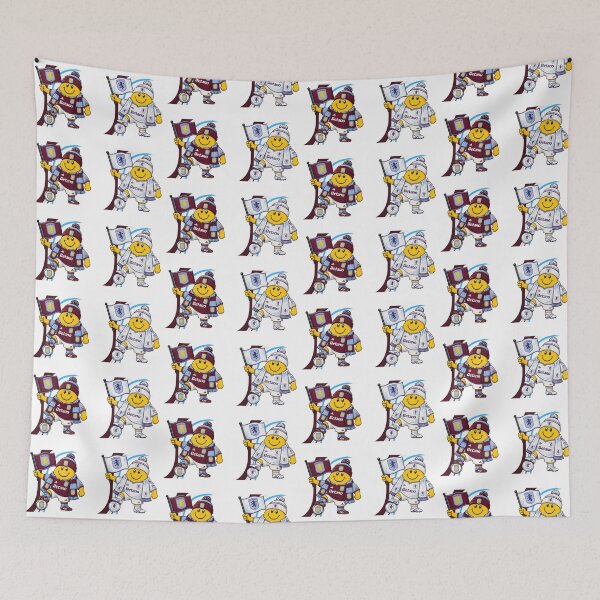 Item preview, Aston Villa Home & Away Character Supporters Design designed and sold by PurpleRocket1.